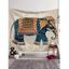 Tapisserie Pendante Murale Style Ethnique à Imprimé Eléphant Géométrique - multicolor 95 CM X 73 CM