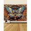 Tapisserie Murale à Imprimé Feuilles Colorées et Papillons Décor Maison - multicolor 150 CM X 130 CM