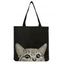 Cute Cat Pattern One Shoulder Bag - RED 