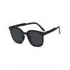Streetwear Outdoor Oval Sunglasses - BLACK 