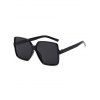 Square Oversized Outdoor Sunglasses - BLACK 