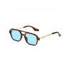 Outdoor Sunproof Plastic Frame Crossbar Sunglasses - BLUE 