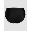 Maillot de Bain Tankini Ombré Imprimé Matelassé à Ourlet Asymétrique pour Femme - Vert L