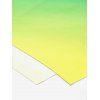 Ombre Print Asymmetric Pointed Hem Tankini Swimsuit Adjustable Strap Padded Bathing Suit Beach Tankini Two Piece Swimwear - GREEN 2XL