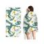 Serviette de Plage Tendance Carrée à Imprimé Feuilles Tropicales - Vert clair 70 CM X 150 CM