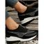 Rhinestone Wedge Heels Slip On Outdoor Shoes - Noir EU 35