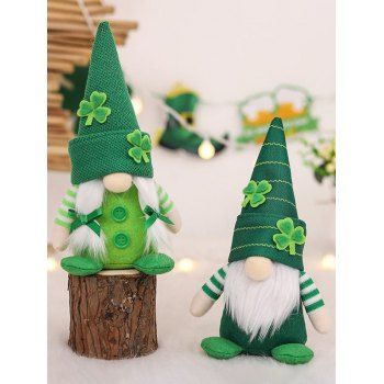 

2 Pcs Cute Lucky-leaf Clover Dolls, Light green