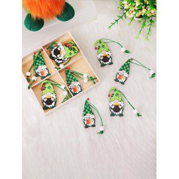 

12 Pcs Dolls Cute Ornaments, Deep green