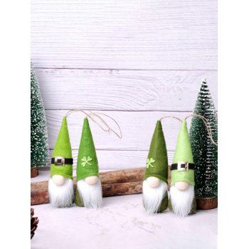 

4 Pcs Hanging Cute Dolls Ornaments, Light green