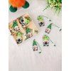 12 Pièces Poupées Adorables Ornements - Vert profond 4.5 CM X 6.2 CM