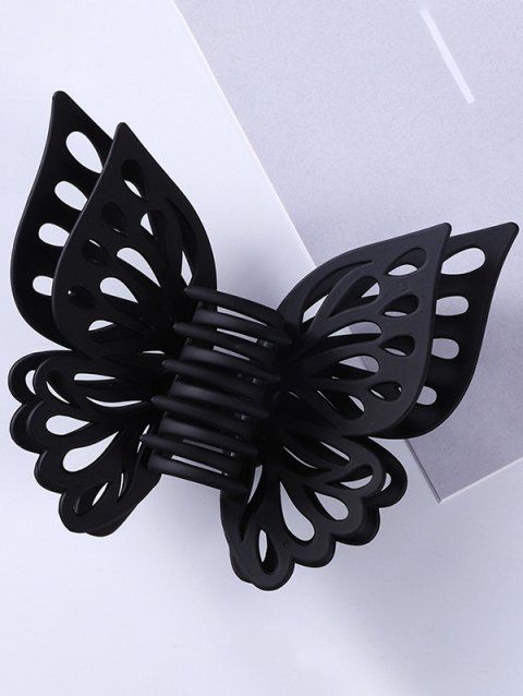 Hollow Out Butterfly Plain Color Trendy Hair Claw