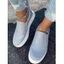 Geometric Pattern Slip On Casual Outdoor Shoes - Gris EU 42