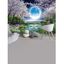 Tapisserie Murale Motif Paysage Arbre et Fleurs Décor Maison - multicolor 150 CM X 130 CM