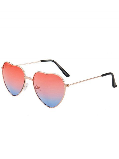 Ombre Heart Shaped Outdoor Trendy Sunglasses