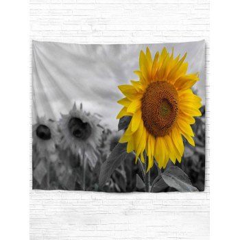 

Sunflower Print Tapestry Hanging Wall Home Decor, Light yellow