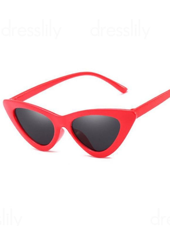 Lunettes de Soleil Tendances Irrégulières pour Extérieur - Rouge 