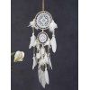 Attrape-Rêve Ajouré Orné de Plumes et Perles Fantaisies Style Bohémien Décor Maison - café lumière 
