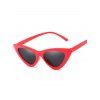 Lunettes de Soleil Tendances Irrégulières pour Extérieur - Rouge 