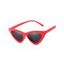 Lunettes de Soleil Tendances Irrégulières pour Extérieur - Rouge 