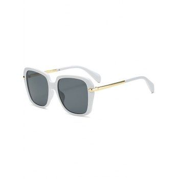 

Unisex Rectangle Outdoor Trendy Sunglasses, White