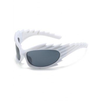 

Hedgehog Shaped Trendy Cycling Sunglasses, White