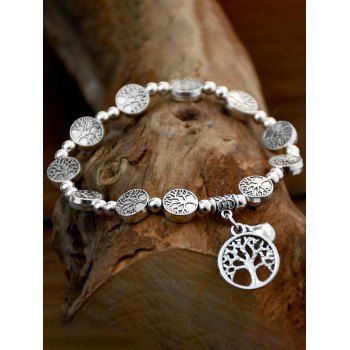

Life Tree Metal Vintage Bracelet, Silver