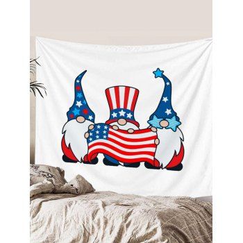 

American Flag Elements Tapestry Hanging Wall Patriotic Home Decor, Blue