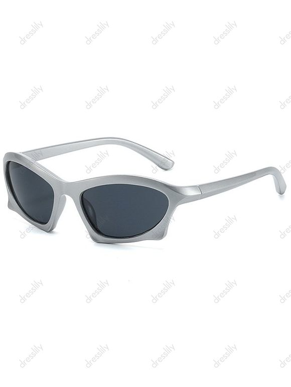 Lunettes de Soleil Irrégulières pour Extérieur Streetwear - multicolor A 