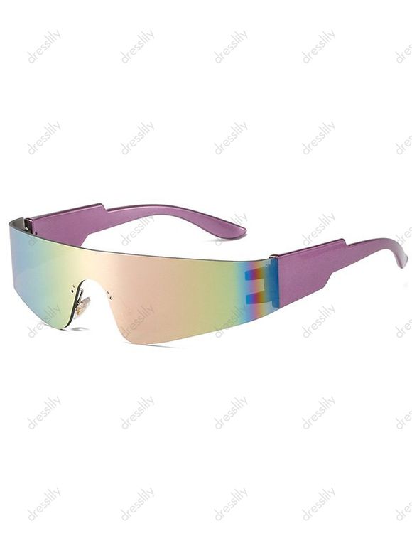 Lunettes de Soleil sans Monture Streetwear - Pourpre 