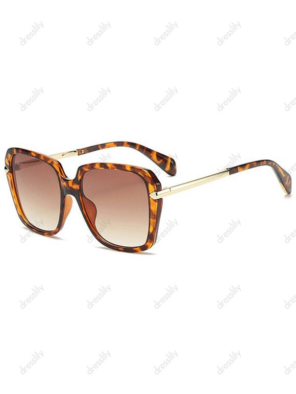 Lunettes de Soleil Elégantes Unisexe Rectangle pour Extérieur - multicolor B 