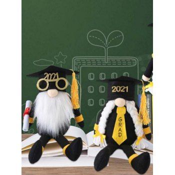 

2 Pcs Preppy Style Dolls Trendy Home Decor, Multicolor