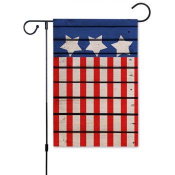 

Star Striped Letter Print Decorated Flag Patriotic Home Decor, Red