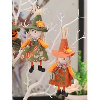 

2 Pcs Cute Flower Girls With Hat Trendy Home Decor, Multicolor