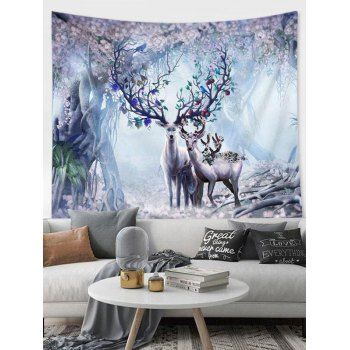 

Forest Elk Print Tapestry Hanging Wall Home Decor, Multicolor