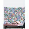 Tapisserie Murale à Imprimé Feuilles et Fleurs Partout Décor Maison - multicolor A 150 CM X 130 CM