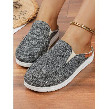 Slip On Flat Platform Outdoor Slippers