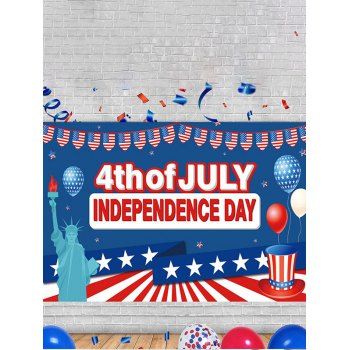 

Letter American Flag Elements Print Patriotic Party Banner, Multicolor