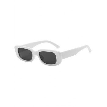 

Thick Frame Rectangle Outdoor Sunglasses, White