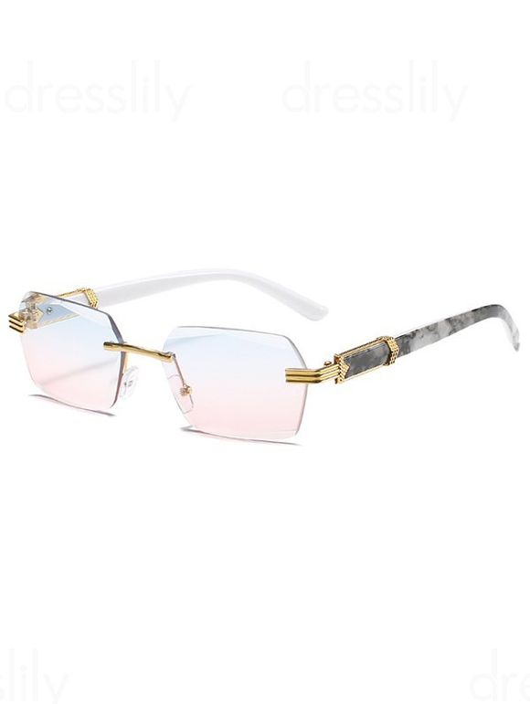 Lunettes de Soleil sans Monture Streetwear pour Extérieur - multicolor A 