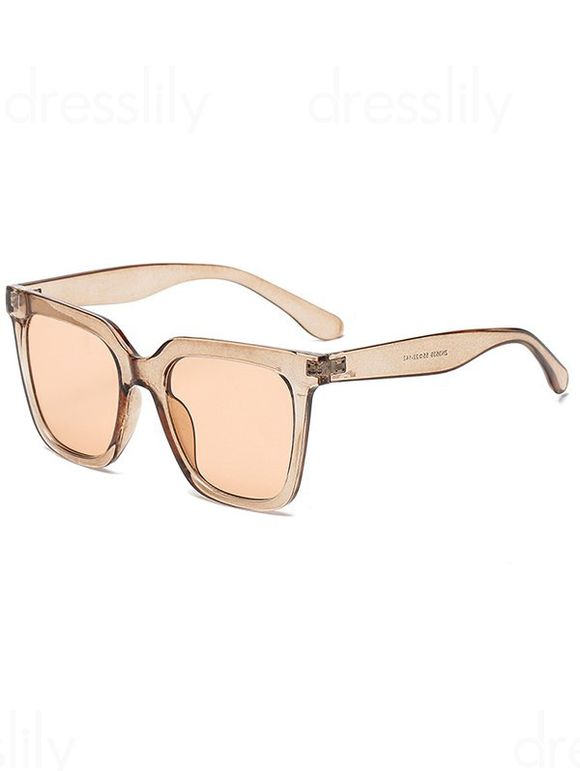 Lunettes de Soleil Rectangle Monture Large pour Extérieur - multicolor A 