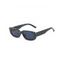 Lunettes de Soleil Rectangle Monture Epaisse pour Extérieur - Noir 
