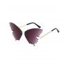 Lunettes Solaires sans Monture de Forme Papillon de Streetwear - Concorde 