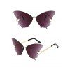 Lunettes Solaires sans Monture de Forme Papillon de Streetwear - Concorde 