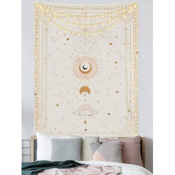 Moon Phase Print Tapestry Hanging Wall Home Decor