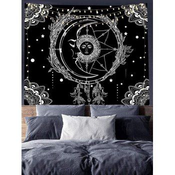 

Galaxy Sun Printed Tapestry Hanging Wall Home Decor, Multicolor