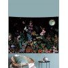 Tapisserie Murale à Imprimé Fleurs et Papillons Décor Maison - multicolor G 150 CM X 130 CM