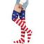 Chaussettes Hautes à Imprimé Drapeau Américain - multicolor A 1 PAIR