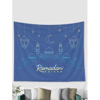 

Star Moon Printed Tapestry Hanging Wall Trendy Home Decor, Multicolor