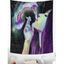 Tapisserie Murale à Imprimé Galaxie et Figure Psychédélique Décor Maison - multicolor 150 CM X 130 CM