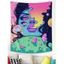 Tapisserie Murale Art Décoration Pendante à Imprimé Galaxie Pop Art - multicolor C 150 CM X 130 CM